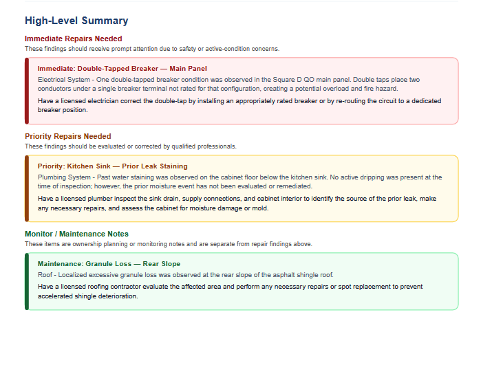 Four-Point Insurance Inspection sample screenshot 3